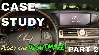 LEXUS LS460 NO IGNITION POWER FLOOD CAR PART 2