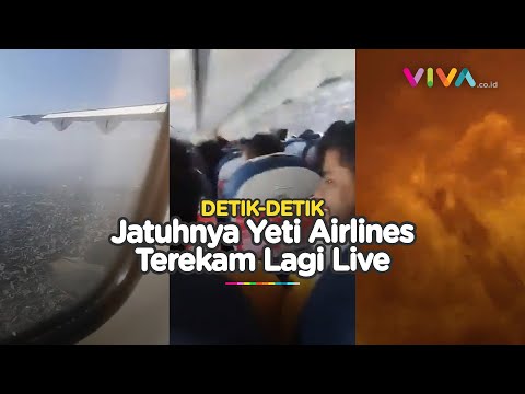 MERINDING! Video Penumpang Pesawat Yeti Airlines Sebelum Jatuh