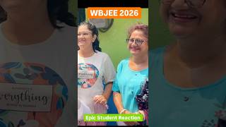 WBJEE 2026: Epic Student reaction 😱😱 #wbjee #wbjee_maths #iemjee2026 #wbjee2026 #wbjeestrategy