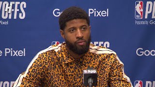 Paul George talks Game 3 Loss vs Mavs, Postgame Interview 🎤 screenshot 1