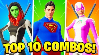 10 CLEAN SUPERHERO SKIN COMBOS in FORTNITE