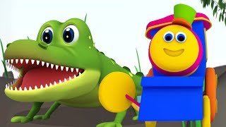 รถไฟบ๊อบเรียน ABC | เพลง 3D ตัวอักษรสำหรับเด็ก | เพลง ABC | A To Z | Abcd Song | 3D | Bob Animal Abc screenshot 2