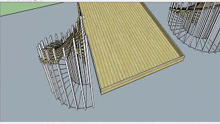 شرح بالتفاصيل حول طريقه تنفيذ السلالم النصف دائريه معماريا شرح وتصميم (كريم العزاوي Karim Al-Azzawi)