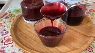 Şekersi̇z Karadut Şurubu Şerbeti̇ Bakin Nasil Oldu Black Mulberry Syrup Şurubu