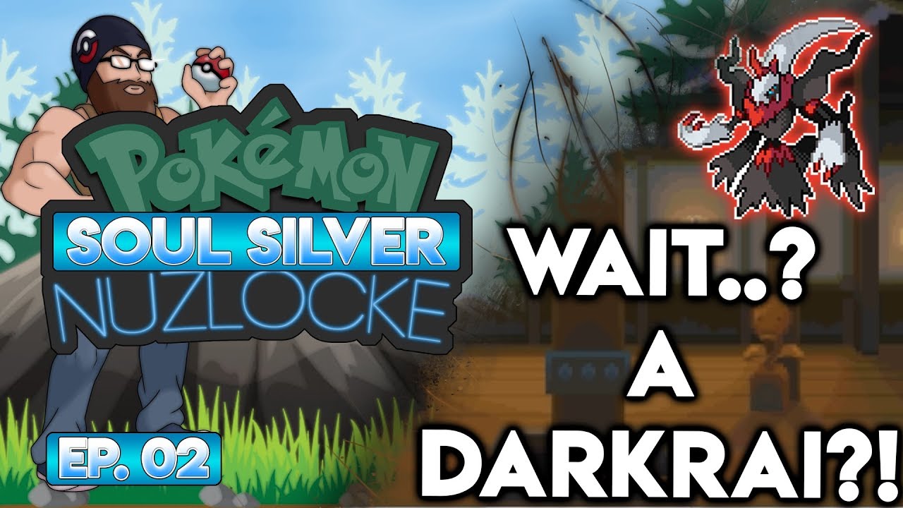 WAIT A DARKRAI?! - Pokémon Soul Silver Nuzlocke Randomizer w/  Oshikorosu! Part 2! 