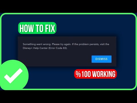 [FIXED] DISNEY ERROR CODE 83 | How to Fix Disney Plus Error Code 83