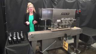 Famous SureKap Semi-Auto Inline Roll Over Conveyor Capper Demonstration Net Worth