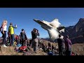 The best avgeek airshow in the world   spectacular swiss alps  axalp fliegerschiessen
