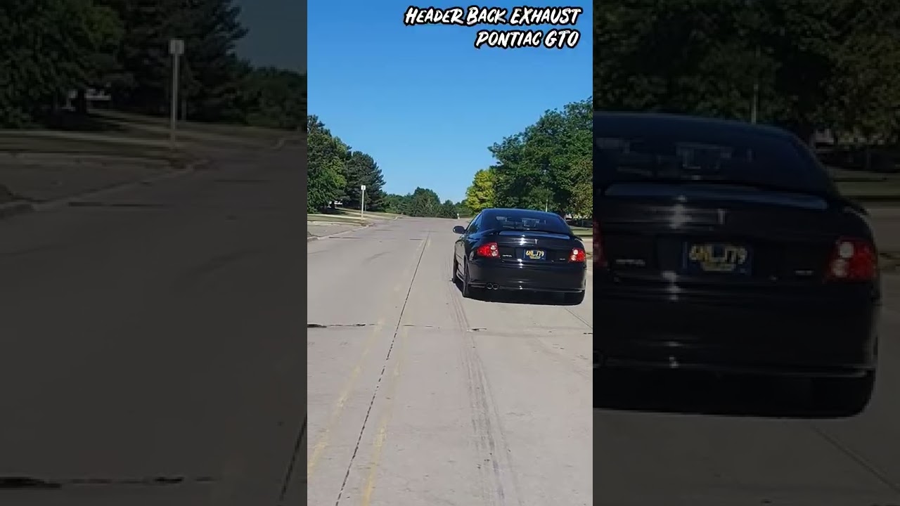 Pontiac GTO Header Back Exhaust 😲⚡️
