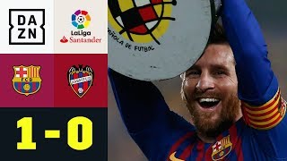 Lionel Messi schießt Barca zum 26. Titel: FC Barcelona - UD Levante 1:0 | La Liga | DAZN Highlights