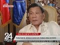 Panayam ni Jessica Soho kay President Rodrigo Duterte