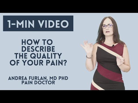 Video: 3 veidi, kā aprakstīt sāpes
