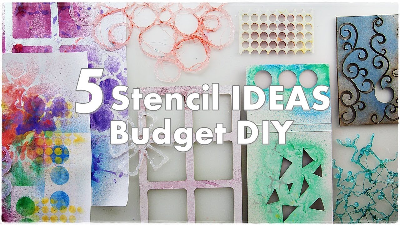 5 Ways To Use Stencils On An Art Journal Page 