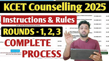 Detailed Explanation of KCET Counselling Process 2025 | How to edit option entry in KCET 2nd Round?