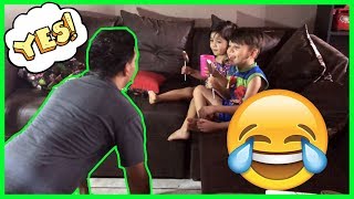 DAD SAYS YES TO EVERYTHING KIDS WANT CHALLENGE !!!