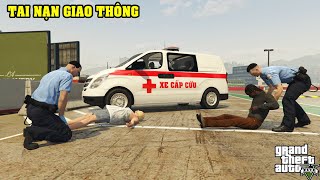 GTA 5 Tai Nạn Giao Thông Trong Bãi Giữ Xe Giúp Đỡ Mọi Người Xử Lý Nạn Nhân Đưa Về Bệnh Viện screenshot 2