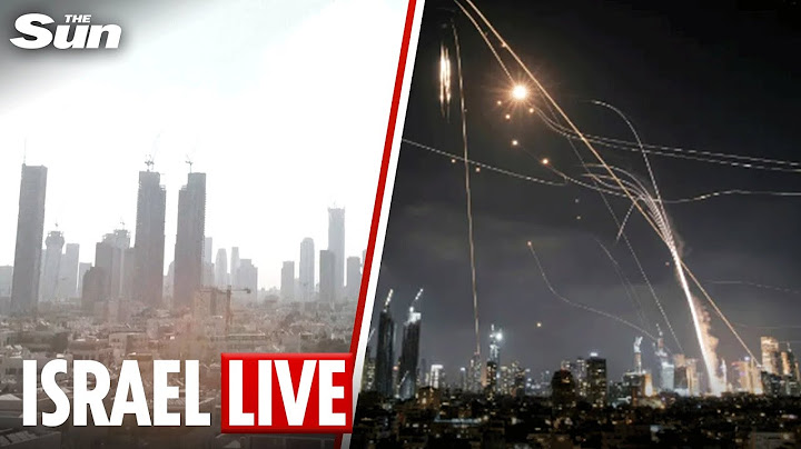 Live of Tel Aviv as Donald Trump has sent a direct warning to Iran's Ayatollah