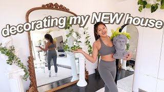 EXTREME LIVING ROOM MAKEOVER + new plants + home decor shopping | moving to LA at 18 part 12