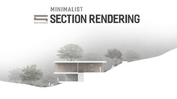 Architecture Section Rendering by Photoshop (Hậu kỳ mặt cắt kiến trúc)