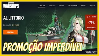 TIER 8 Premium com 80% de desconto no world of warships! 😱😱😱