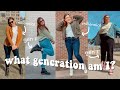 Trying on Gen Z vs Millennial's Fashion | What generation am I?