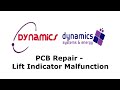 Pcb repair  lift indicator malfunction