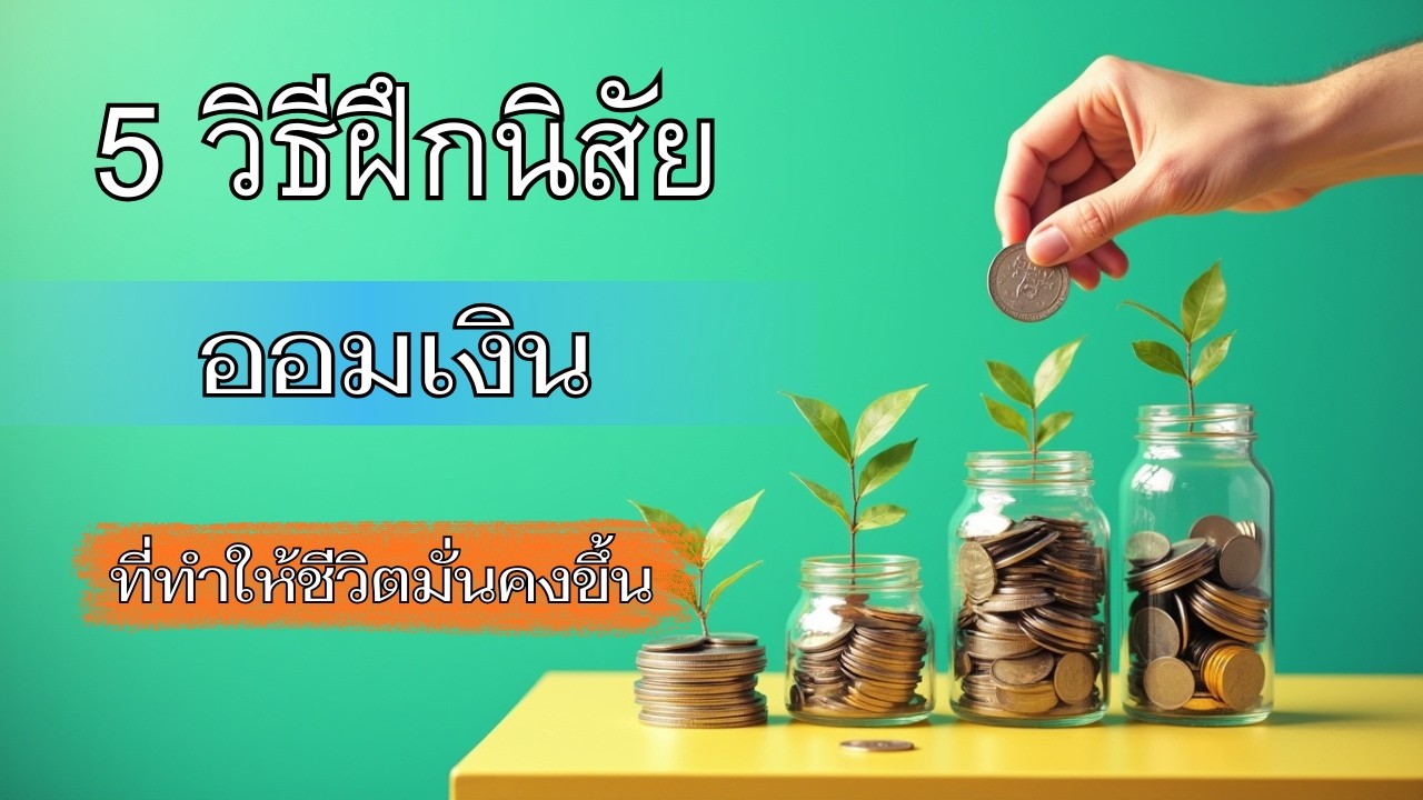 5 วิธีฝึกนิสัยออมเงิน ที่ทำให้ชีวิตมั่นคงขึ้น