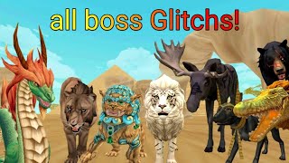 wildcraft all boss glitchs in one! stuck in walls stones teliport bosses and more 😎