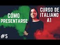 Presentarse en italiano