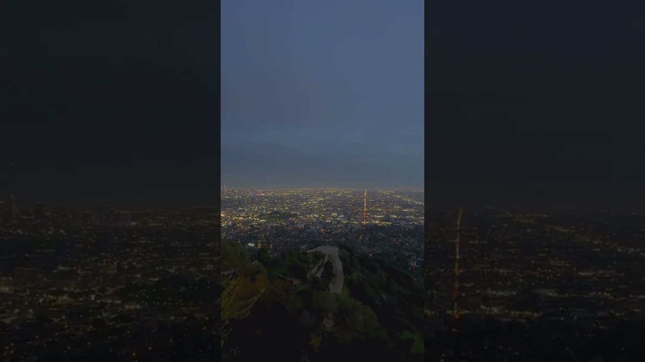 Griffith Observatory with Los Angeles City View at Night is incredible 