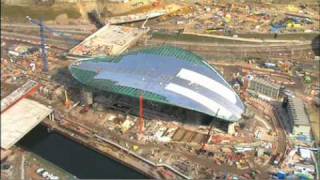 Olympic Park fly-through March 2010 - London 2012