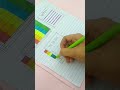 #shorts 🙂🙂🙂 Rainbow 🌈  Notes Ideas 🙂🙃😊😇💜📝📝✨ #creativeart #satisfying