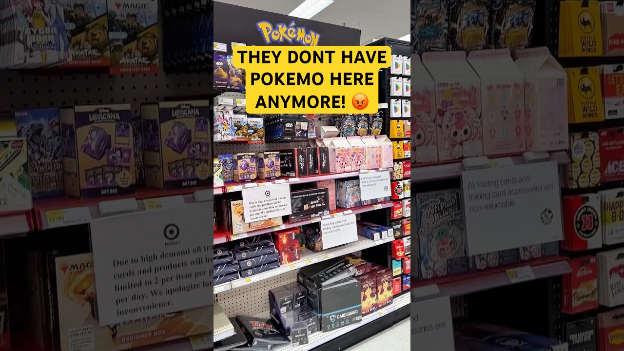 WHERE are the Pokemon Cards at Target?! Day 349 - YouTube WHERE are the Pokemon Cards at Target?! Day 349 - YouTube