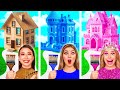Eén Gekleurd Huis Rijk vs Blut vs Hoog Rijke | Grappige Situaties Crazy DO
