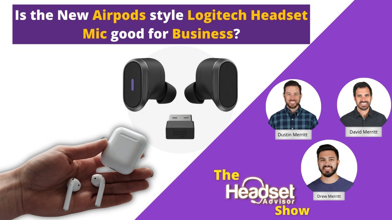 Opiate Bourgeon færdig Is the New Airpods style Logitech Headset Mic good for Business? - YouTube