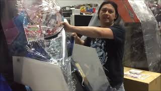 Sword Art Online Arcade: Deep Explorer cabinet unwrapping