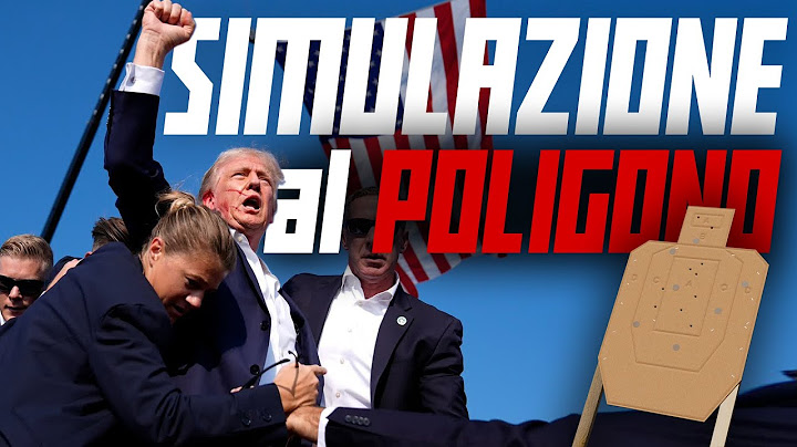 Tiratore RICOSTRUISCE l'attentato a Trump