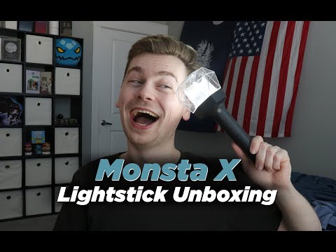 Smooth Af | Monsta X Official Lightstick UnboxingReaction