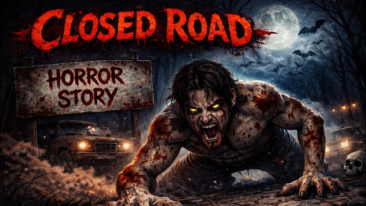 Closed Road Horror Story l बंद रास्ता भूतिया कहानी l Animated Story l Andheri Raat