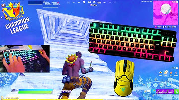 Steelseries Apex Pro ASMR Chill🤩Satisfying Keyboard Fortnite Omnipoint Switch 240 FPS Smooth 4K