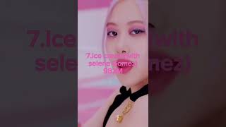 Blackpink Top 10 most viewed mv's#kpop#blinks#yg#trend#viral#fypシ