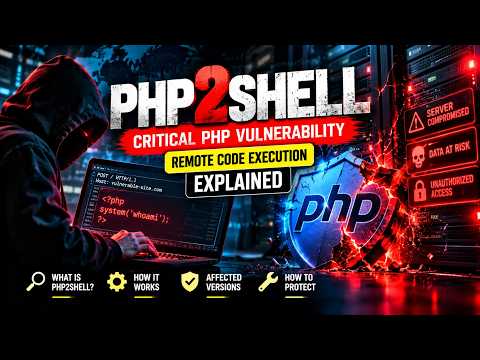 🚨 PHP2Shell Explained: Critical PHP Vulnerability & Remote Code Execution (RCE) #cybersecurity