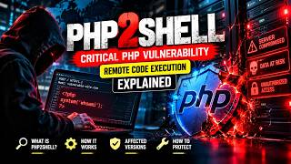 🚨 PHP2Shell Explained: Critical PHP Vulnerability & Remote Code Execution (RCE) #cybersecurity