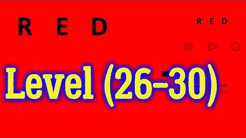 Red Level 26 27 28 29 30 Bart Bonte Game Android iOS
