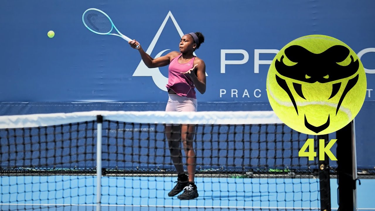 Coco Gauff’s Forehand in 4K | Speed, Control & Modern Power