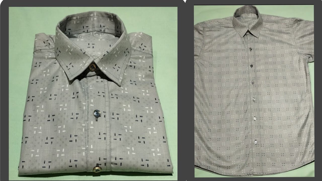 Gents Shirt Ki Cutting And Stitching/Step By Step/ Specially For