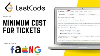 983. Minimum Cost For Tickets | Leetcode Medium
