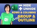 Master Excel's Group & Outline Buttons: Effortless Hide & Unhide Rows & Columns 📊