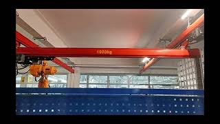 Ceiling Mounted KBK Crane System 1000kg , Light Duty Overhead Crane for Sale, Modular Crane Design