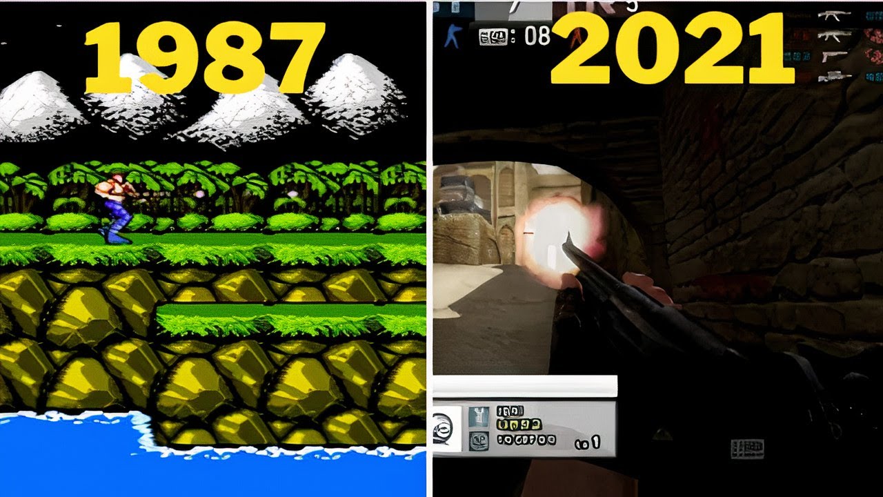 The evolution of the [Counter Strike game] [1987 -2021] !! - YouTube
